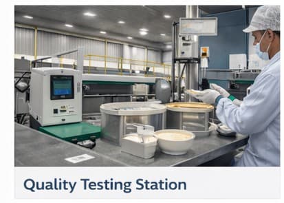 Rice quality testing process