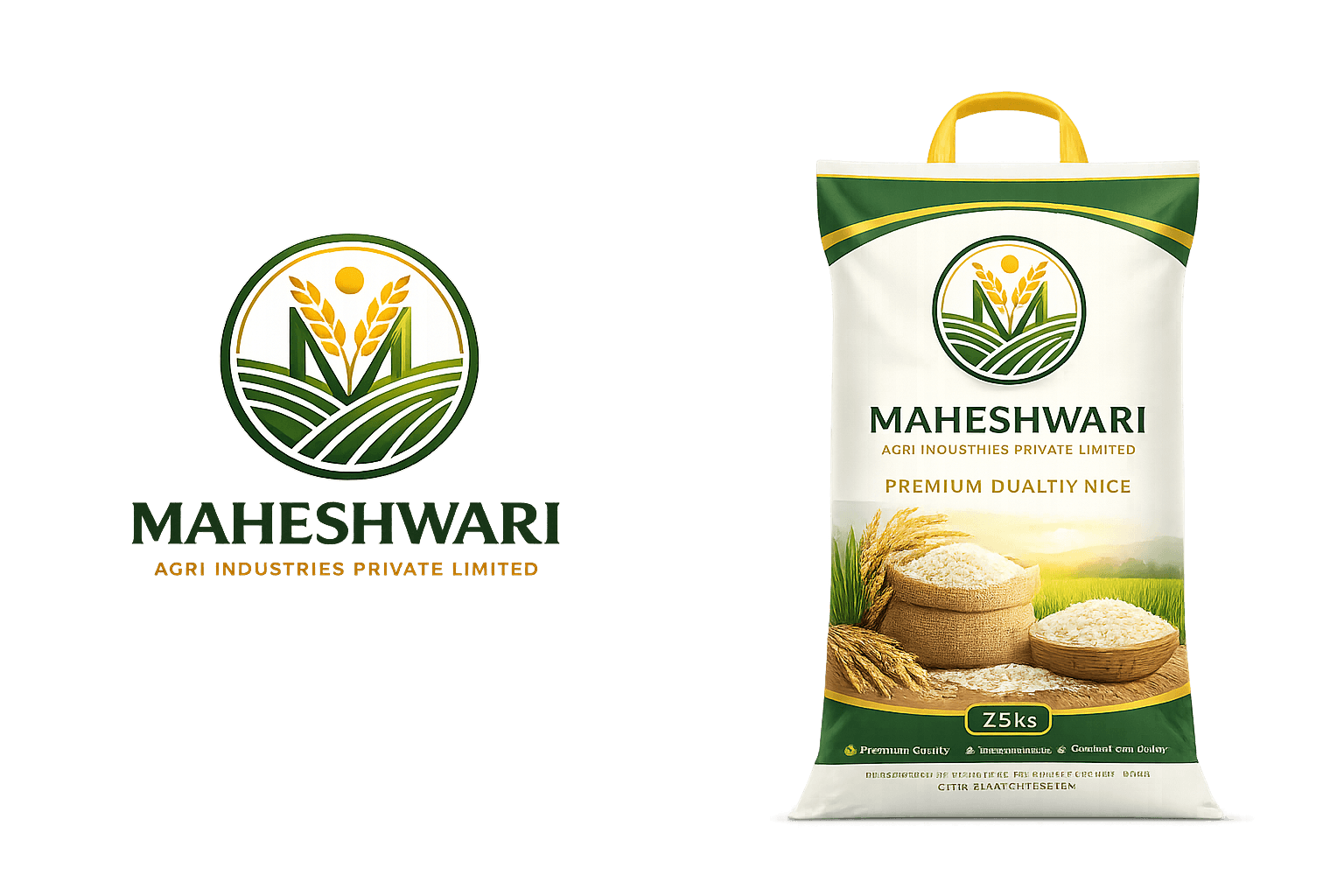 Premium rice grains – quality closeup